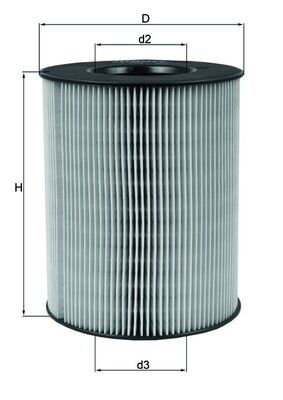 Mahle LX794 Air Filter - 1