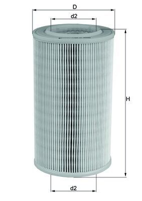 Mahle LX803 Air Filter - 1