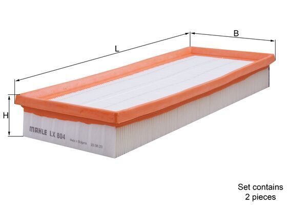 Mahle LX804/S Air Filter - 2