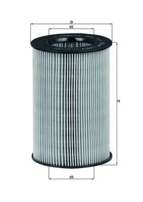 Mahle LX813 Air Filter - 1