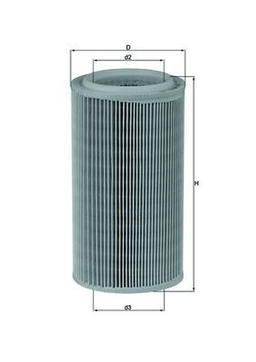 Mahle LX852 Air Filter - 1