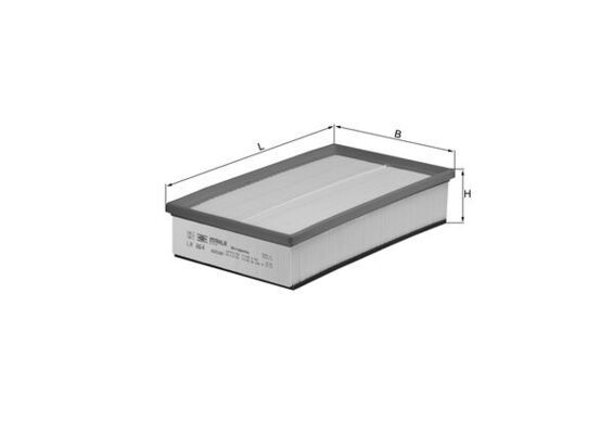 Mahle LX864 Air Filter - 1
