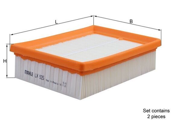 Mahle LX925/S Air Filter - 1