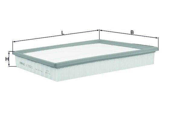 Mahle LX935/2 Air Filter - 1