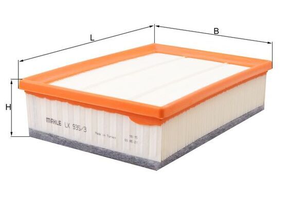 Mahle LX935/3 Air Filter - 1