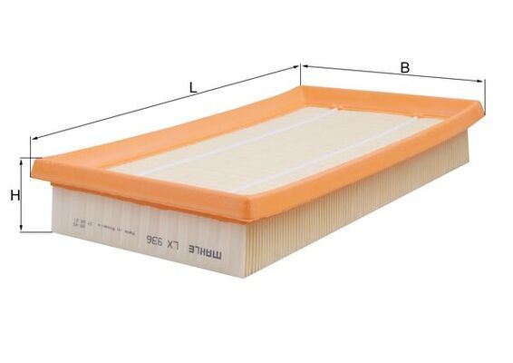 Mahle LX936 Air Filter - 1