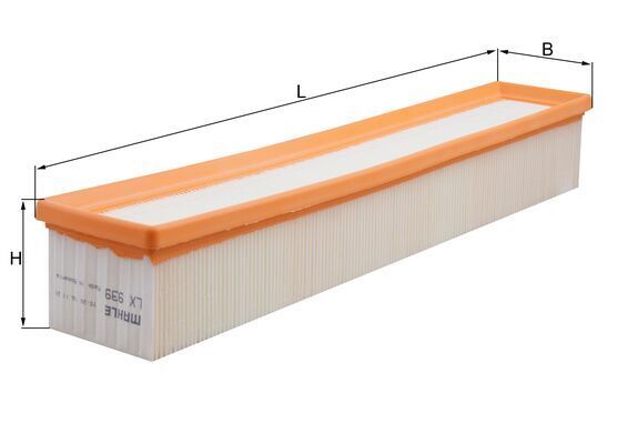 Mahle LX939 Air Filter - 1