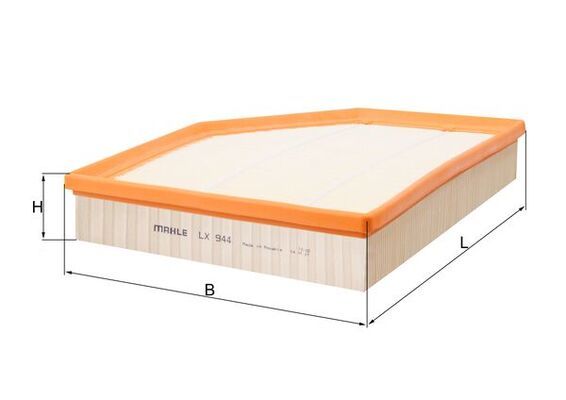 Mahle LX944 Air Filter - 1