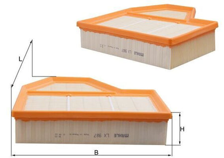Mahle LX987 Air Filter - 1