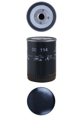 Mahle OC114 Oil Filter - 2