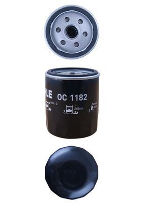 Mahle OC1182 Oil Filter - 2