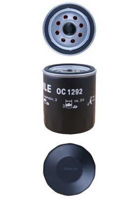 Mahle OC1292 Oil Filter - 2