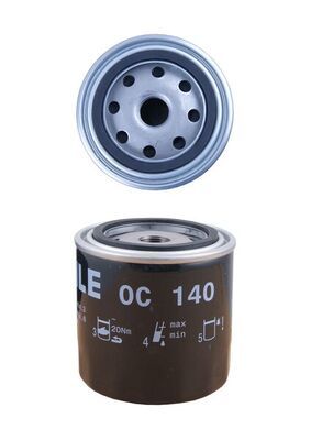 Mahle OC140 Oil Filter - 2