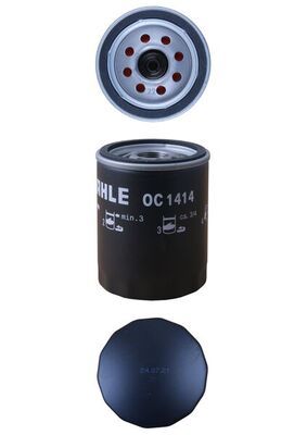 Mahle OC1414 Oil Filter - 2