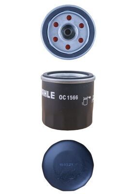 Mahle OC1566 Oil Filter - 2