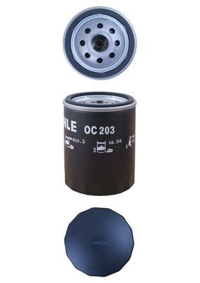 Mahle OC203 Oil Filter - 2