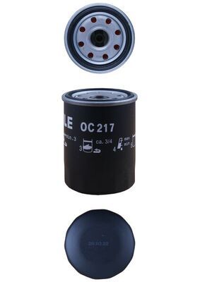 Mahle OC217 Oil Filter - 2