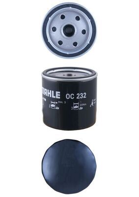 Mahle OC232 Oil Filter - 2