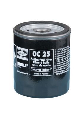 Mahle OC25 Oil Filter - 2