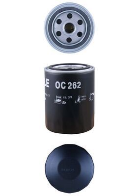 Mahle OC262 Oil Filter - 2