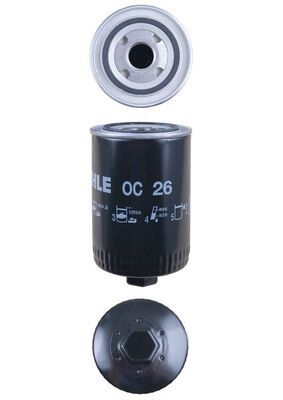 Mahle OC26 Oil Filter - 2