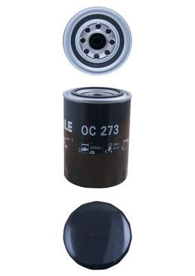 Mahle OC273 Oil Filter - 2