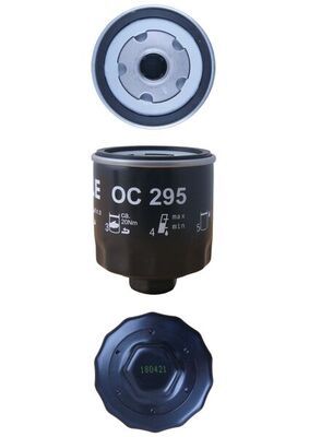 Mahle OC295 Oil Filter - 2