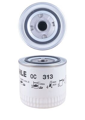 Mahle OC313 Oil Filter - 1