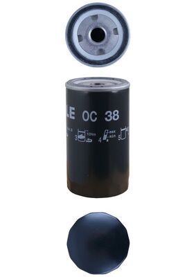 Mahle OC38 Oil Filter - 2