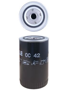Mahle OC42 Oil Filter - 2