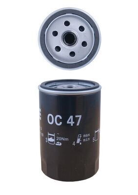 Mahle OC47 Oil Filter - 2