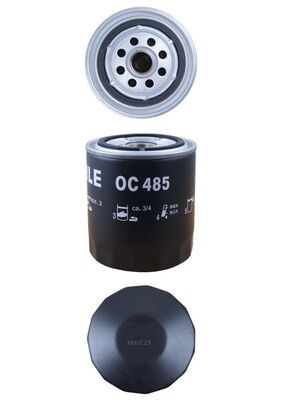 Mahle OC485 Oil Filter - 2