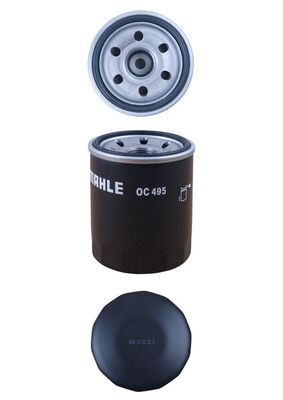 Mahle OC495 Oil Filter - 2