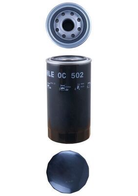 Mahle OC502 Oil Filter - 2