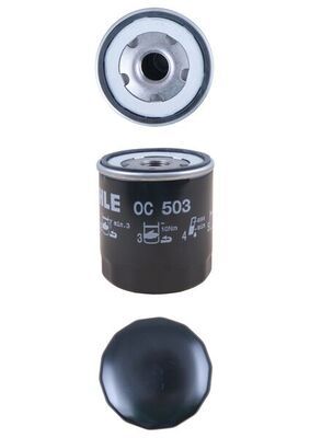Mahle OC503 Oil Filter - 2