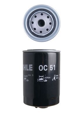 Mahle OC51 Oil Filter - 2