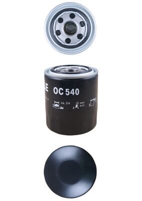 Mahle OC540 Oil Filter - 2