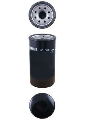 Mahle OC584 Oil Filter - 2