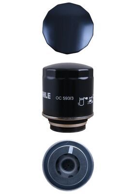 Mahle OC593/3 Oil Filter - 2