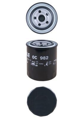 Mahle OC982 Oil Filter - 2