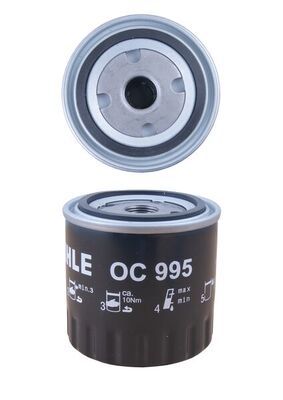 Mahle OC995 Oil Filter - 2
