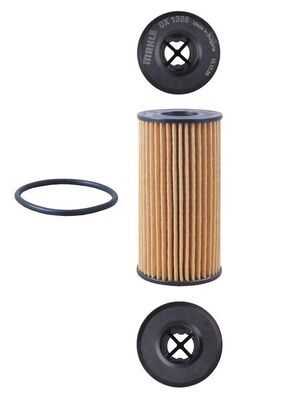 Mahle OX1308D Oil Filter - 2