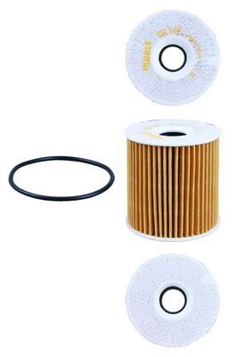 Mahle OX149D Oil Filter - 2