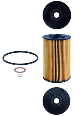 Mahle OX150D Oil Filter - 2
