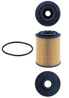 Mahle OX160D Oil Filter - 2