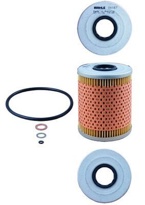 Mahle OX187D Oil Filter - 2