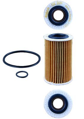 Mahle OX209D Oil Filter - 2