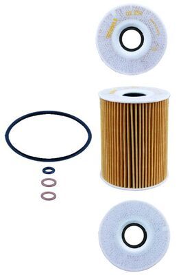 Mahle OX254D2 Oil Filter - 2