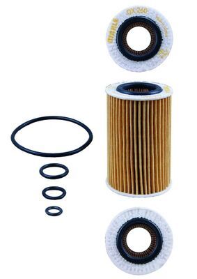 Mahle OX260D Oil Filter - 2