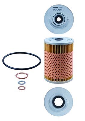 Mahle OX32D Oil Filter - 3